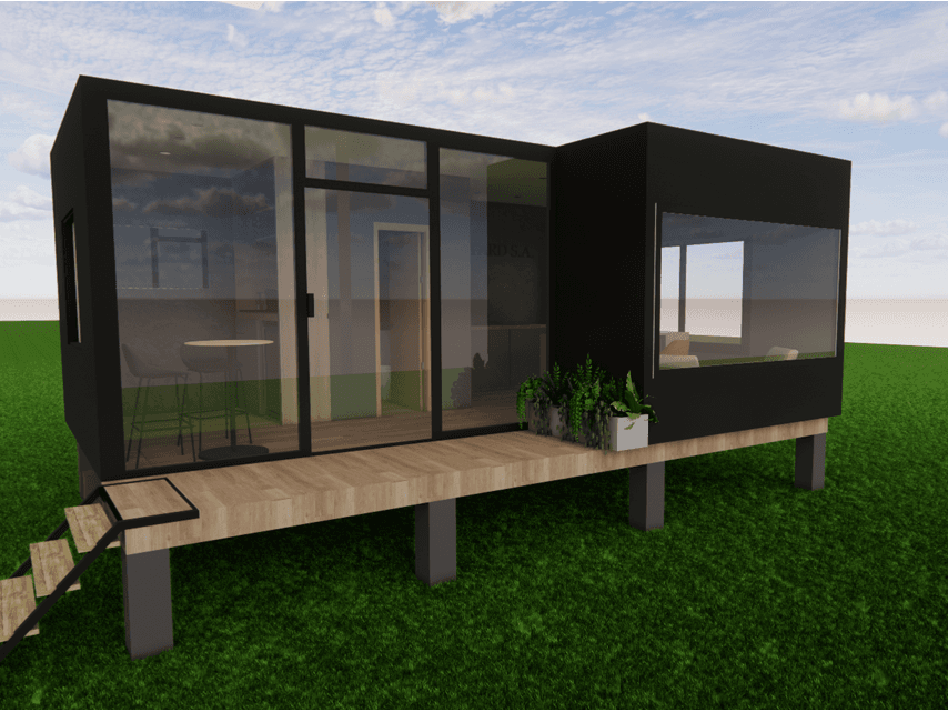 Oficina modular de Grupo Letard en Maipú